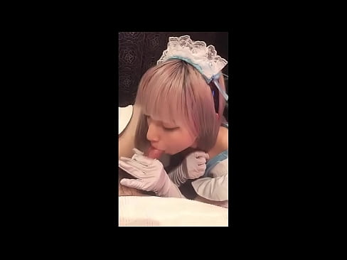 ❤️ Јапански идол [маиука], костим француске собарице, први део, пушење и дркање са лосионом ❤❌ Супер порно на sr.pornochaturbate.ru ☑